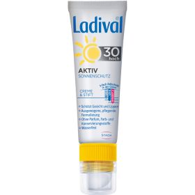 LADIVAL Aktiv Sonnenschutz Gesicht & Lippen LSF 30 1 P – PZN 9932136 из немецкой аптеки