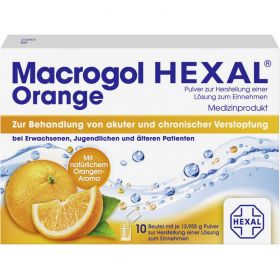 MACROGOL HEXAL Orange Plv.z.Her.e.Lsg.z.Einn.Btl. 10 St – PZN 11553699 из немецкой аптеки