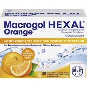 MACROGOL HEXAL Orange Plv.z.Her.e.Lsg.z.Einn.Btl. 20 St – PZN 11553707 из немецкой аптеки