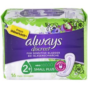 ALWAYS discreet Inkontinenz Binden small plus 16 St – PZN 11642753 из немецкой аптеки