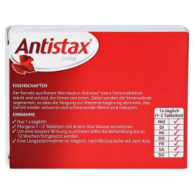 Antistax extra Venentabletten – PZN 5954715
 из немецкой аптеки