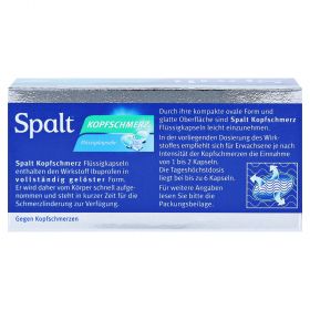 Spalt Kopfschmerz 200mg Weichkapseln – PZN 659957
 из немецкой аптеки