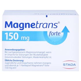Magnetrans forte 150 mg Hartkapseln – PZN 3127853
 из немецкой аптеки
