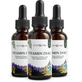 Echt Vital Vitamin D3-K2 Tropfen 3x50 ml из немецкой аптеки