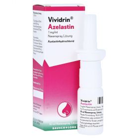 Vividrin Azelastin Nasenspray – PZN 12910552
 из немецкой аптеки