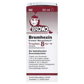 Bromhexin Krewel Meuselbach 8mg/ml – PZN 4568878 из немецкой аптеки