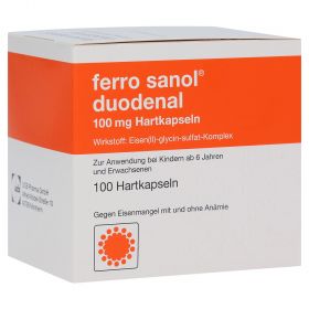 Ferro sanol duodenal 100mg – PZN 2799421
 из немецкой аптеки