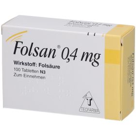 Folsan® 0,4 mg 100 St из немецкой аптеки