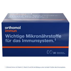 Orthomol Immun - Mikronährstoffe zur Unterstützung des Immunsystems - mit Vitamin C, Vitamin D und Zink - Tabletten/Kapseln 30 St из немецкой аптеки
