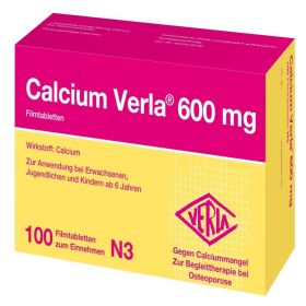 Calcium Verla® 600 mg Filmtabletten 100 St из немецкой аптеки