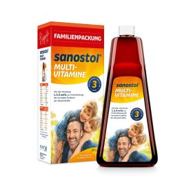 Sanostol Multi-Vitamine mit Vitamin C und D zur Unterstützung der normalen Funktion des Immunsystems 780 ml из немецкой аптеки