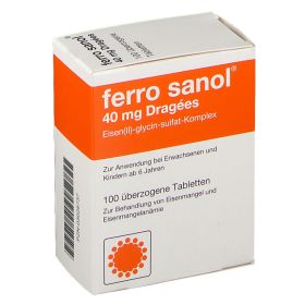 ferro sanol® 40mg 100 St из немецкой аптеки