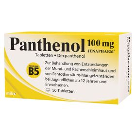 Panthenol 100 mg JENAPHARM® 50 St из немецкой аптеки