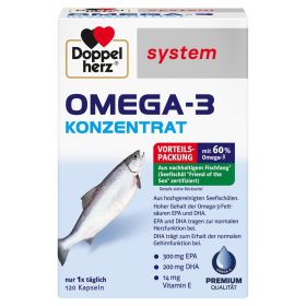 Doppelherz® OMEGA-3 Konzentrat 120 St из немецкой аптеки