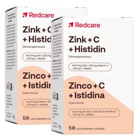 Redcare Zink + C + Histidin Lutschtabletten 2x50 St из немецкой аптеки