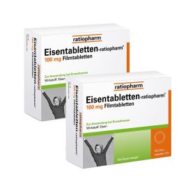 Eisentabletten ratiopharm® 100 mg 2x100 St из немецкой аптеки