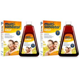 Multi-Sanostol, Multi-Vitamin Präparat mit 9 wichtigen Vitaminen schon für die Kleinsten ab 1 Jahr 2x300 g из немецкой аптеки