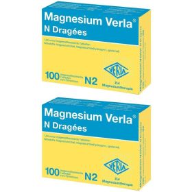 Magnesium Verla® N Dragées 2x10x100 St из немецкой аптеки