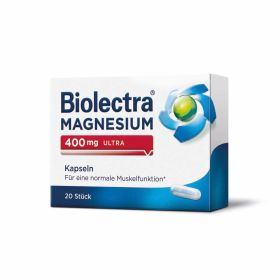 Biolectra MAGNESIUM 400 mg ultra 20 St из немецкой аптеки