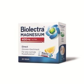 Biolectra MAGNESIUM 400 mg ultra Direct 20 St из немецкой аптеки