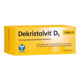 Dekristolvit D3 2000 I.E. 120 St из немецкой аптеки