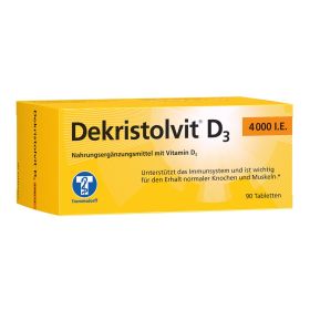 Dekristolvit D3 4000 I.E. 90 St из немецкой аптеки