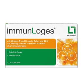 immunLoges - Unterstützt das Immunsystem mit Vitamin C, Vitamin D, Zink und Selen sowie hochwertigen Naturstoffen 20 St из немецкой аптеки
