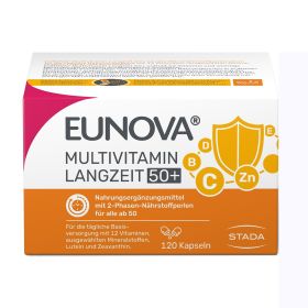 EUNOVA® Langzeit 50+ - Multivitaminpräparat für Menschen ab 50 Jahren 120 St из немецкой аптеки