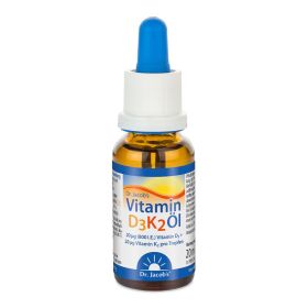 Dr. Jacob's Vitamin D3K2 Öl 800 IE/20 mcg D3+K2 640 Tropfen 20 ml из немецкой аптеки