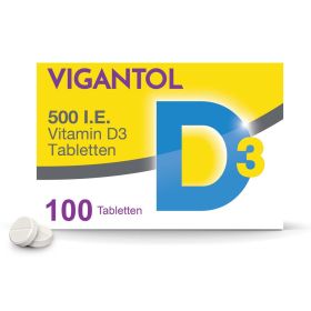 VIGANTOL® 500 I.E. Vitamin D3 100 St из немецкой аптеки