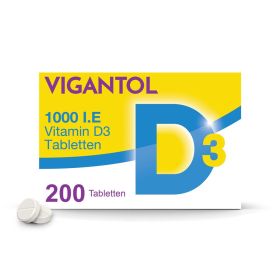 VIGANTOL® 1.000 I.E. Vitamin D3 200 St из немецкой аптеки