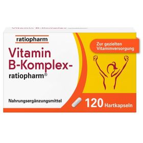 Vitamin B-Komplex-ratiopharm® Hartkapseln: Gut versorgt mit allen 8 B-Vitaminen in nur einer Kapsel. B-Vitamine für Energie* und Vitalität** 120 St из немецкой аптеки