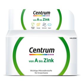 Centrum von A bis Zink Multivitamin Tabletten – hochwertiges Nahrungsergänzungsmittel zur täglichen Komplettversorgung – Vitamine, Mineralstoffe, Spurenelemente 180 St из немецкой аптеки