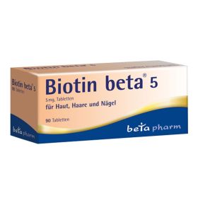 Biotin beta® 5 90 St из немецкой аптеки