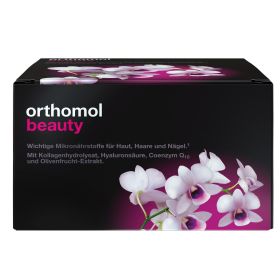 Orthomol Beauty für Frauen - Der Schönheitsdrink für Haut, Haare und Nägel mit fruchtigem Orange-Maracuja-Geschmack - Nachfüllpackung mit Trinkampullen 30 St из немецкой аптеки