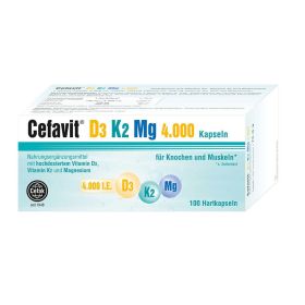 Cefavit® D3 K2 Mg 4.000 100 St из немецкой аптеки