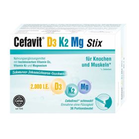 Cefavit D3 K2 Mg 2000 I.E. Stix 36 St из немецкой аптеки