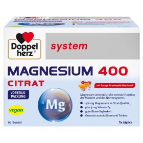Doppelherz® system MAGNESIUM 400 CITRAT 60 St из немецкой аптеки