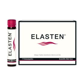 ELASTEN® Kollagen Trinkampullen für schöne Haut – das studiengeprüfte Original, mit Acerola, Vitamin C, Zink, Biotin 7x25 ml из немецкой аптеки