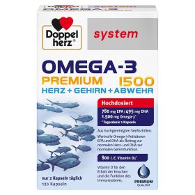 Doppelherz® system Omega-3 Premium 1500 120 St из немецкой аптеки