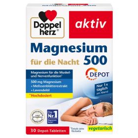 Doppelherz® akitv Magnesium 500 für die Nacht 30 St из немецкой аптеки