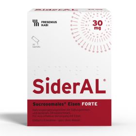 SiderAL® Eisen Forte 30mg Zitrus mit Vitamin C | Nahrungsergänzungsmittel bei erhöhtem Eisenbedarf in der Schwangerschaft 30 St из немецкой аптеки