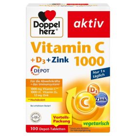 Doppelherz® Vitamin C 1000 100 St из немецкой аптеки