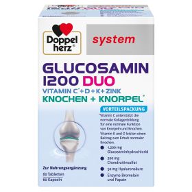 Doppelherz® system GLUCOSAMIN 1200 DUO 120 St из немецкой аптеки