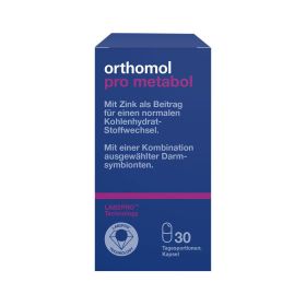 Orthomol Pro metabol - Für die gezielte Unterstützung des Darms u. a. im Rahmen des Gewichtsmanagements - Kapseln 30 St из немецкой аптеки