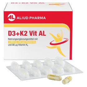 D3 + K2 Vit AL 2000 I.E. / 80 µg Kapseln: ein starkes Duo für die Knochen 90 St из немецкой аптеки