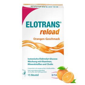 ELOTRANS® reload – Veganes Trinkpulver – nach anstrengenden Aktivitäten oder bei Erschöpfung, Isotonische Elektrolyt-Glucose-Mischung 15x7,57 g из немецкой аптеки
