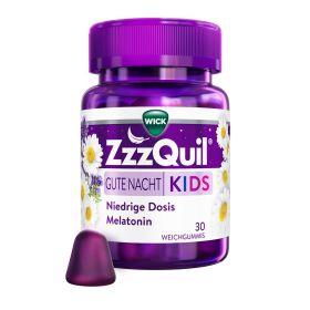 WICK ZzzQuil Gute Nacht KIDS, Weichgummis mit Melatonin - Jetzt 10% mit dem Code wick10 sparen* 30 St из немецкой аптеки