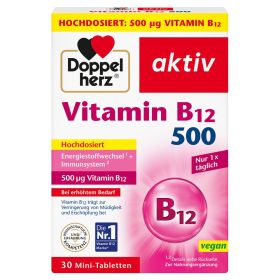 Doppelherz® aktiv Vitamin B12 500 30 St из немецкой аптеки