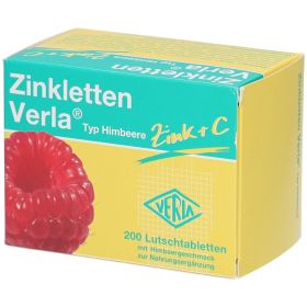 Zinkletten Verla® Himbeere Lutschtabletten 200 St из немецкой аптеки